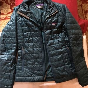 Patagonia Teal Sweater Jacket size Small
